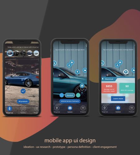 Mobile app ui design
